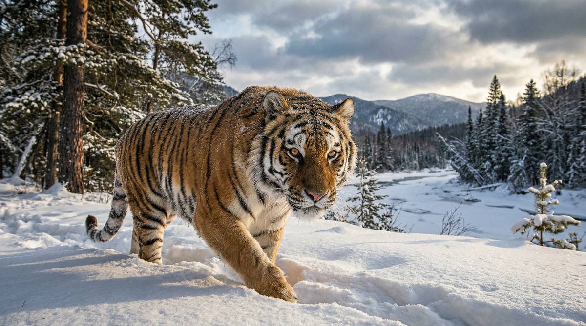 猎奇西伯利亚虎视频